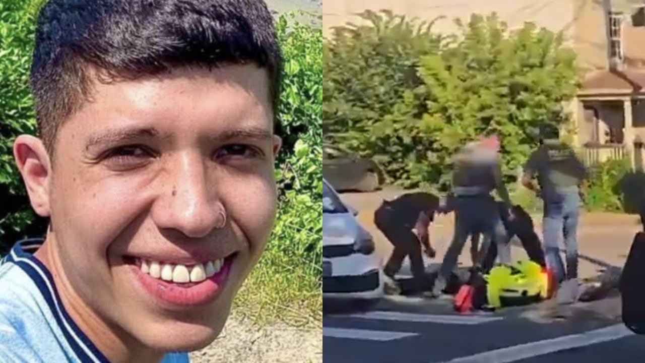 Joan Sebastián Durán Guerrero y el momento en el que habría sido asesinado.
