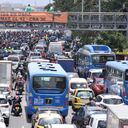 Paro de transportes y camioneros, se unen las motos
Motociclistas detienen la carrera 30