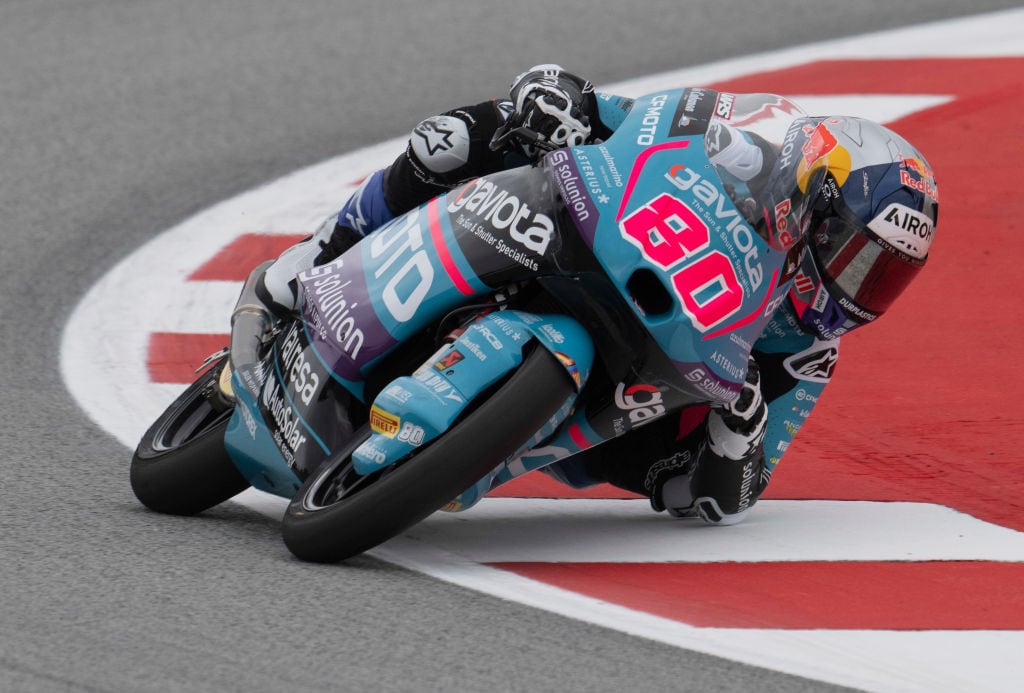 David Alonso ganó en el MotoGP de Cataluña.