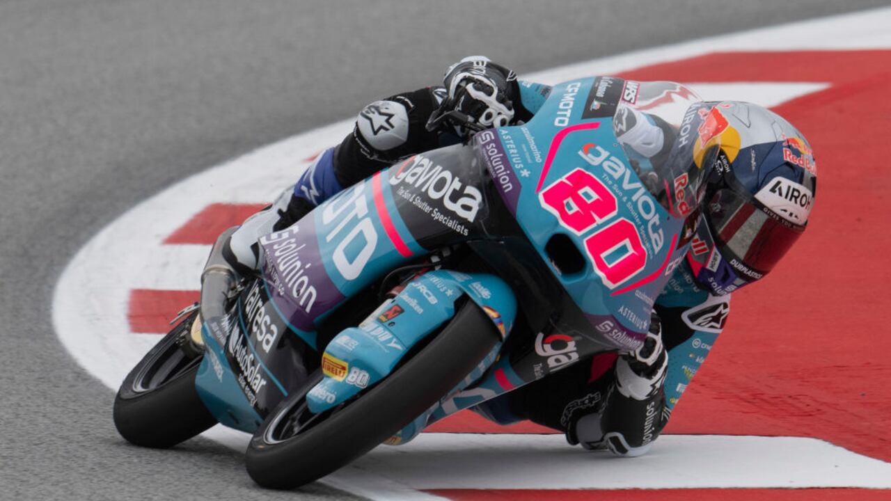 David Alonso ganó en el MotoGP de Cataluña.