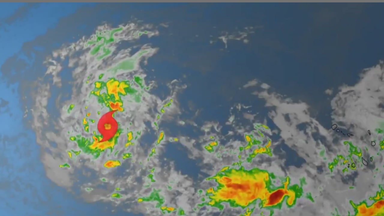 Así avanza la Tormenta Tropical Erin por el Atlántico
