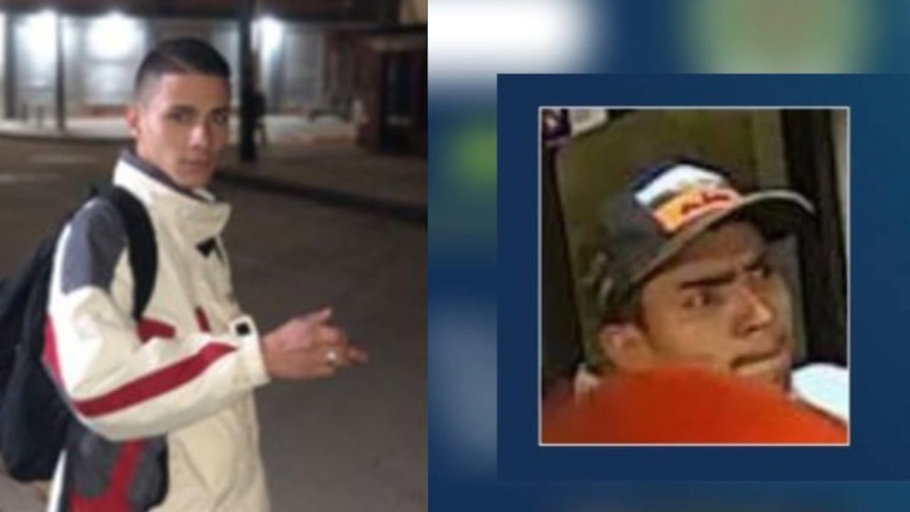 De izquierda a derecha: Juan Esteban Alzate, el joven asesinado, y el presunto autor del crimen.