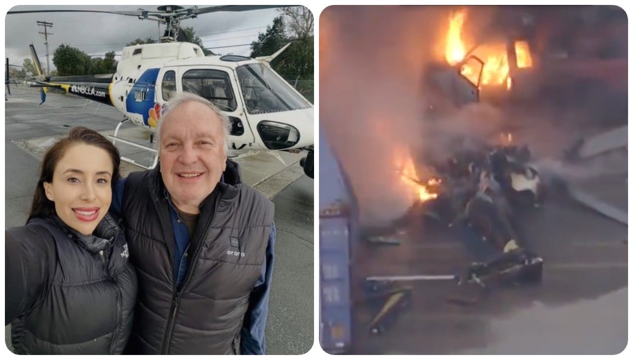 Tragedia en vivo: helicóptero de NBC se estrella y deja tres muertos