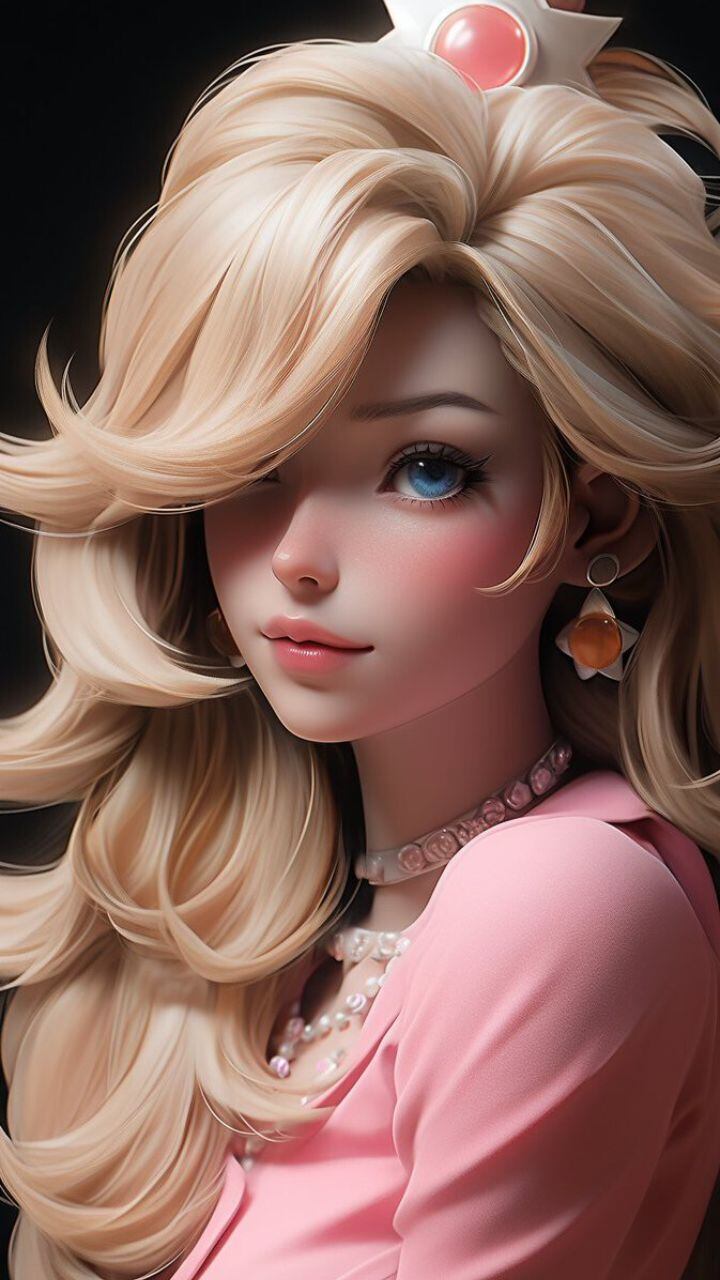 Princess Peach creada con inteligencia artificial.