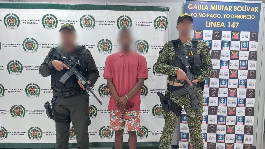 Capturan a alias Conejo en Cartagena