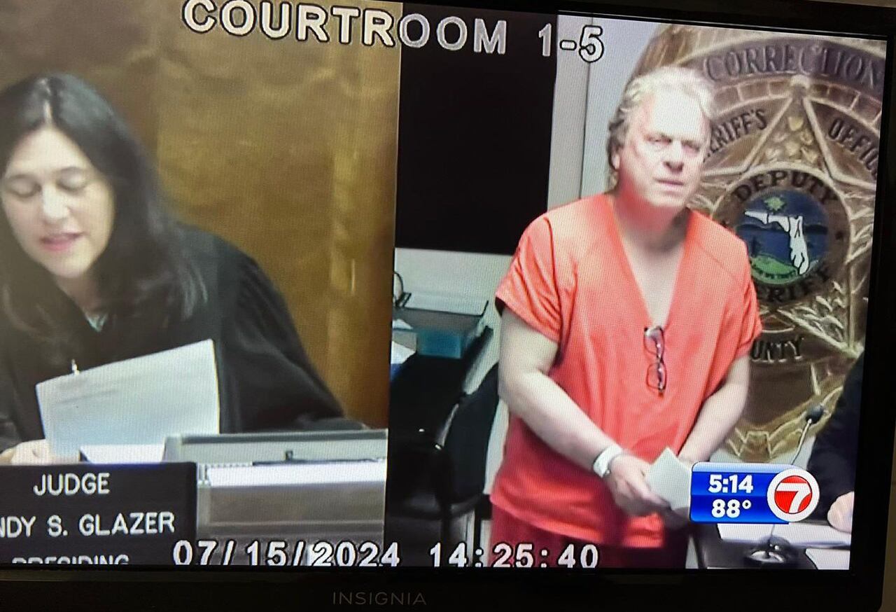 La imagen fue publicada por WSVN 7 News