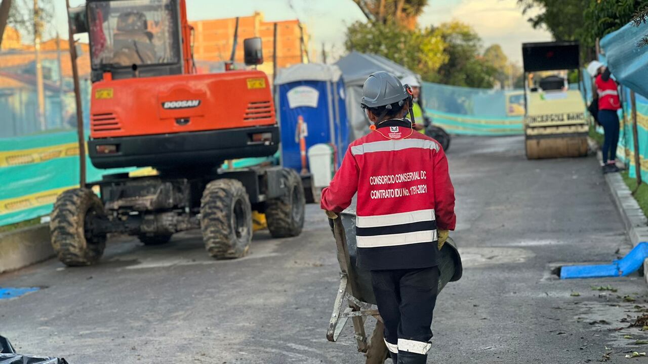Finalizaron los trabajos de reconstrucción en la calle 22 con carrera 96 D bis, conocida como vía del ferrocarril.