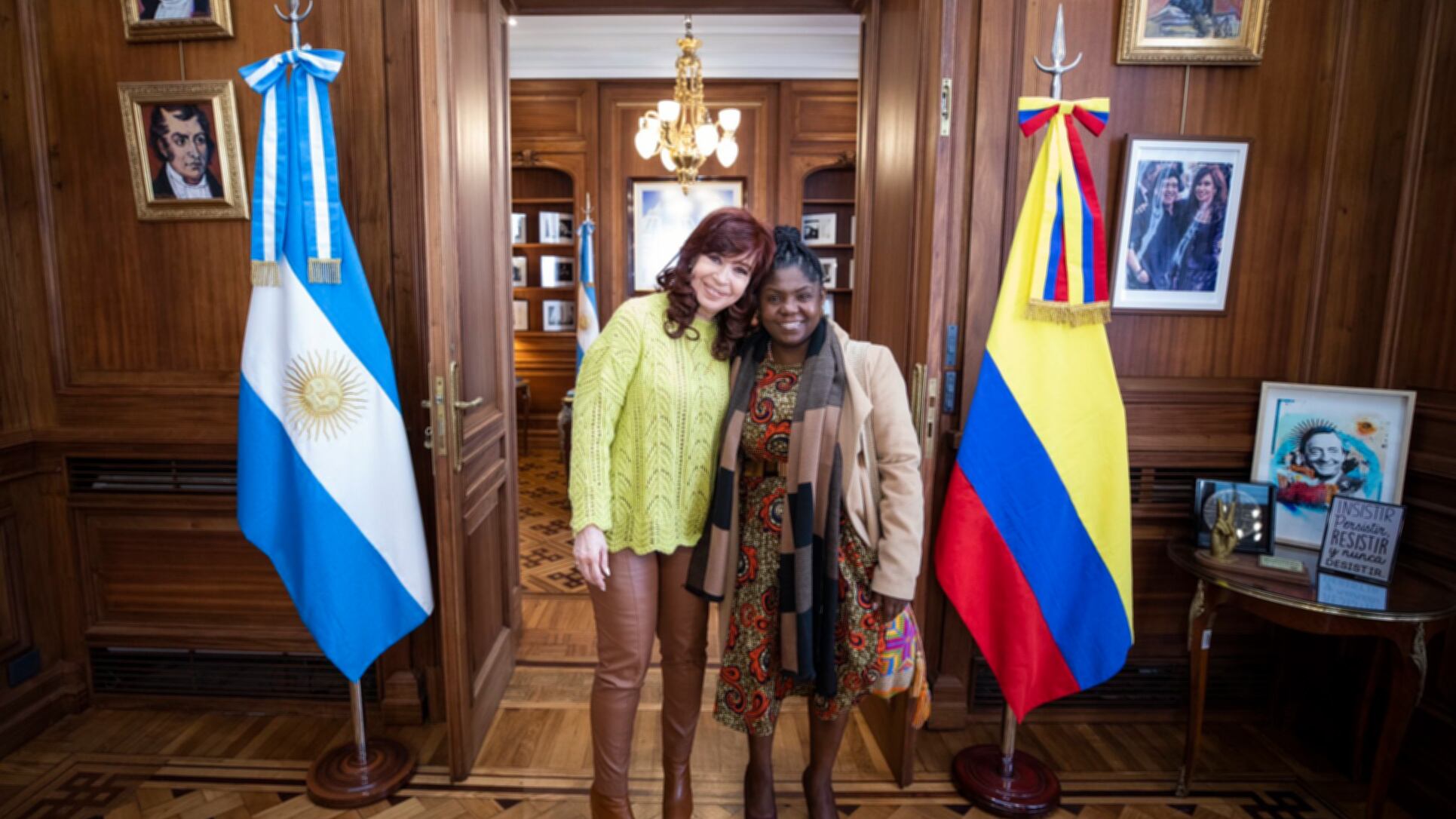 Francia Márquez se reunió con Cristina Fernández de Kirchner.