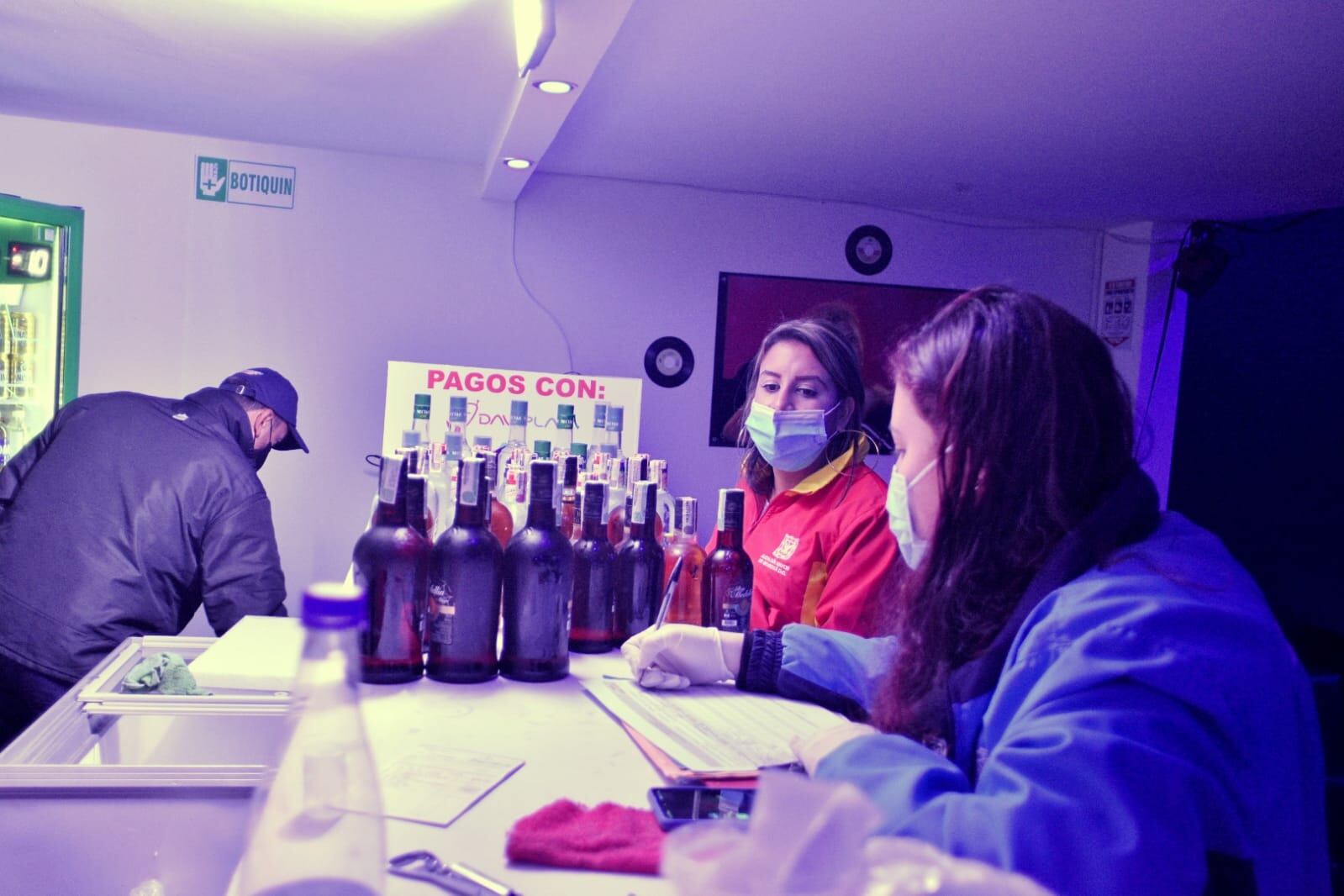 Operativos nocturnos de la Alcaldía de Bogotá.