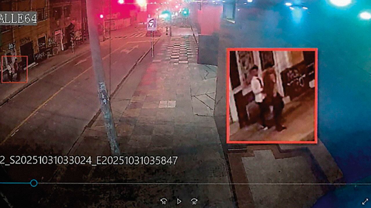 Grabaciones de cámaras de seguridad mostraron la agresión contra Jaime Esteban Moreno.