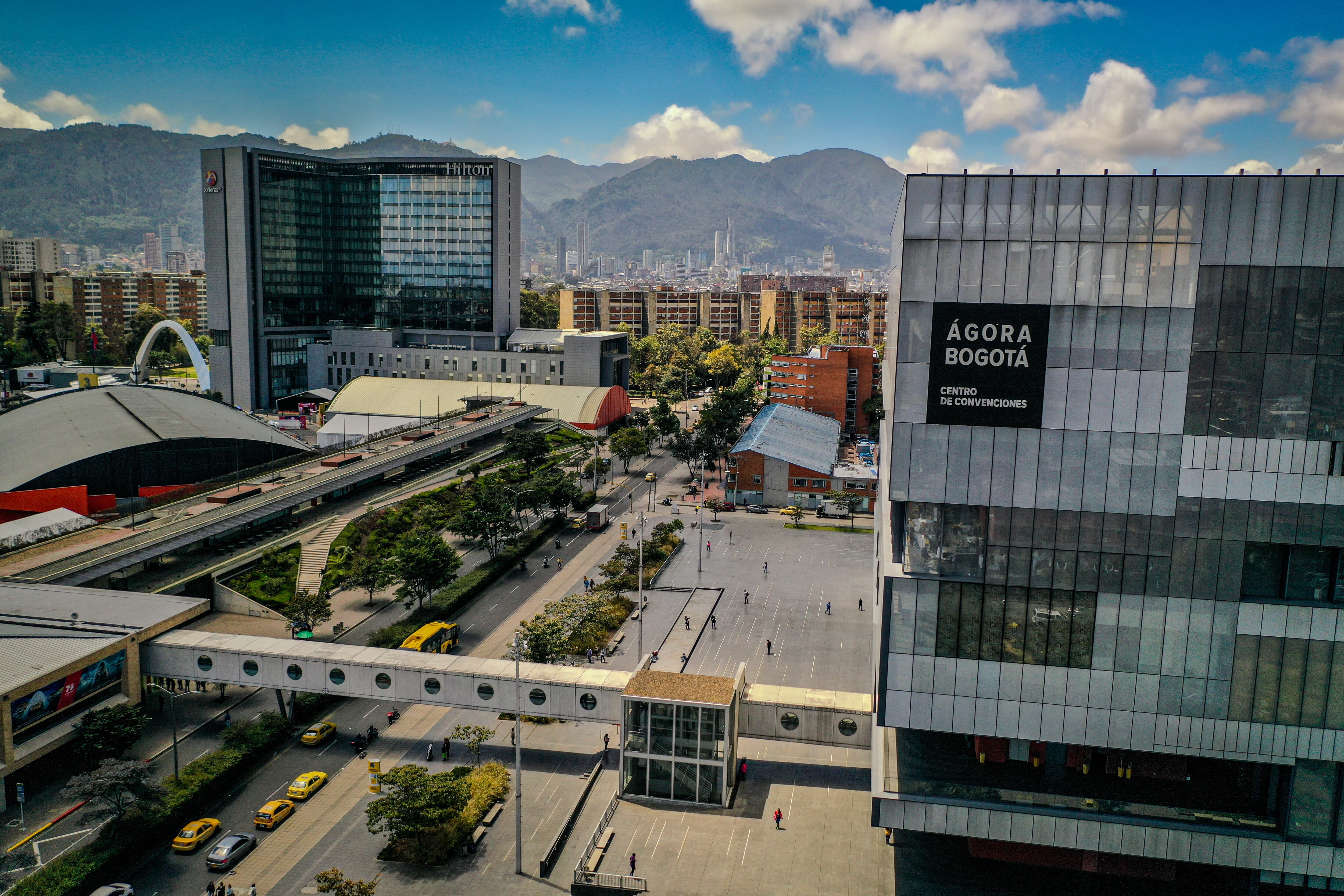 Panorámica del Distrito de Eventos, Ferias y Convenciones de Bogotá.