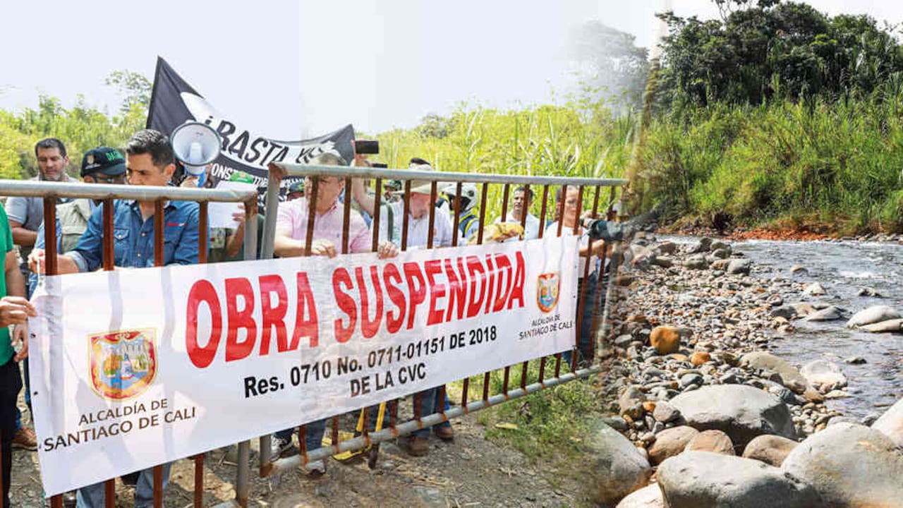 El alcalde Ospina, que ha visitado la zona, no solo busca evitar nuevas construcciones en Pance, sino también la extracción de roca y material de construcción.