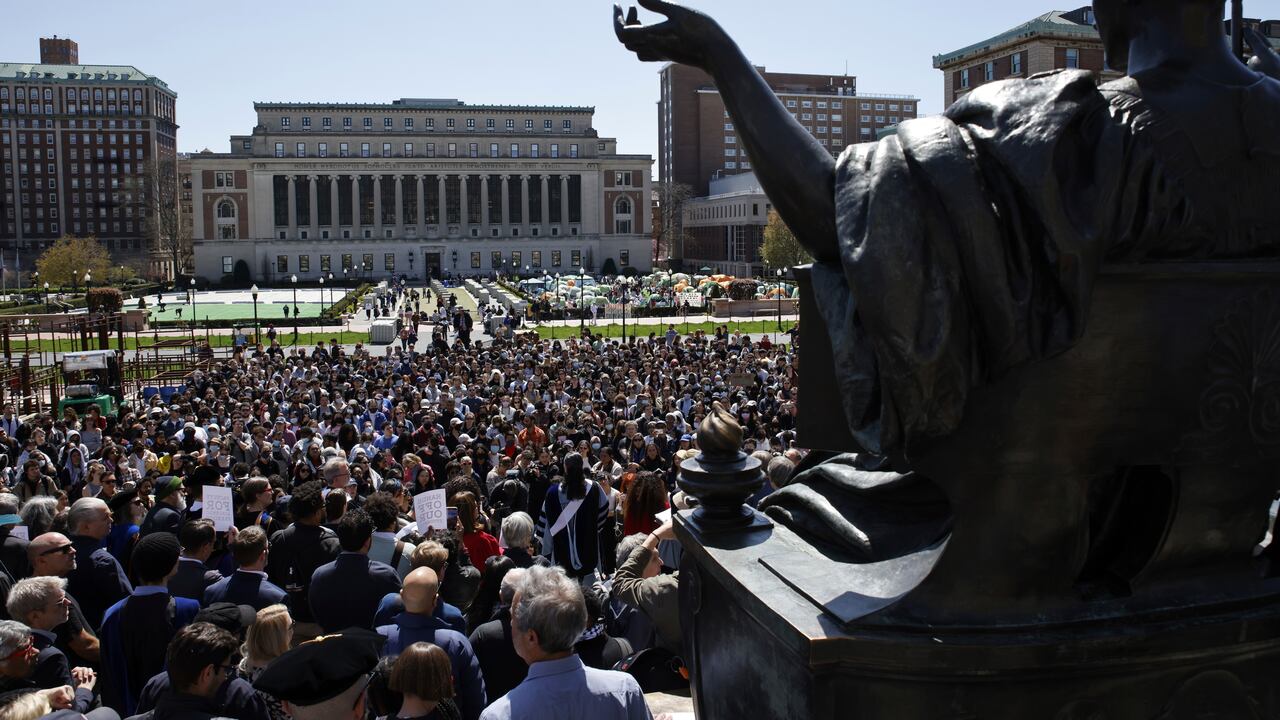 Las protestas en muchos de los campus han sido organizadas por coaliciones de grupos estudiantiles.
