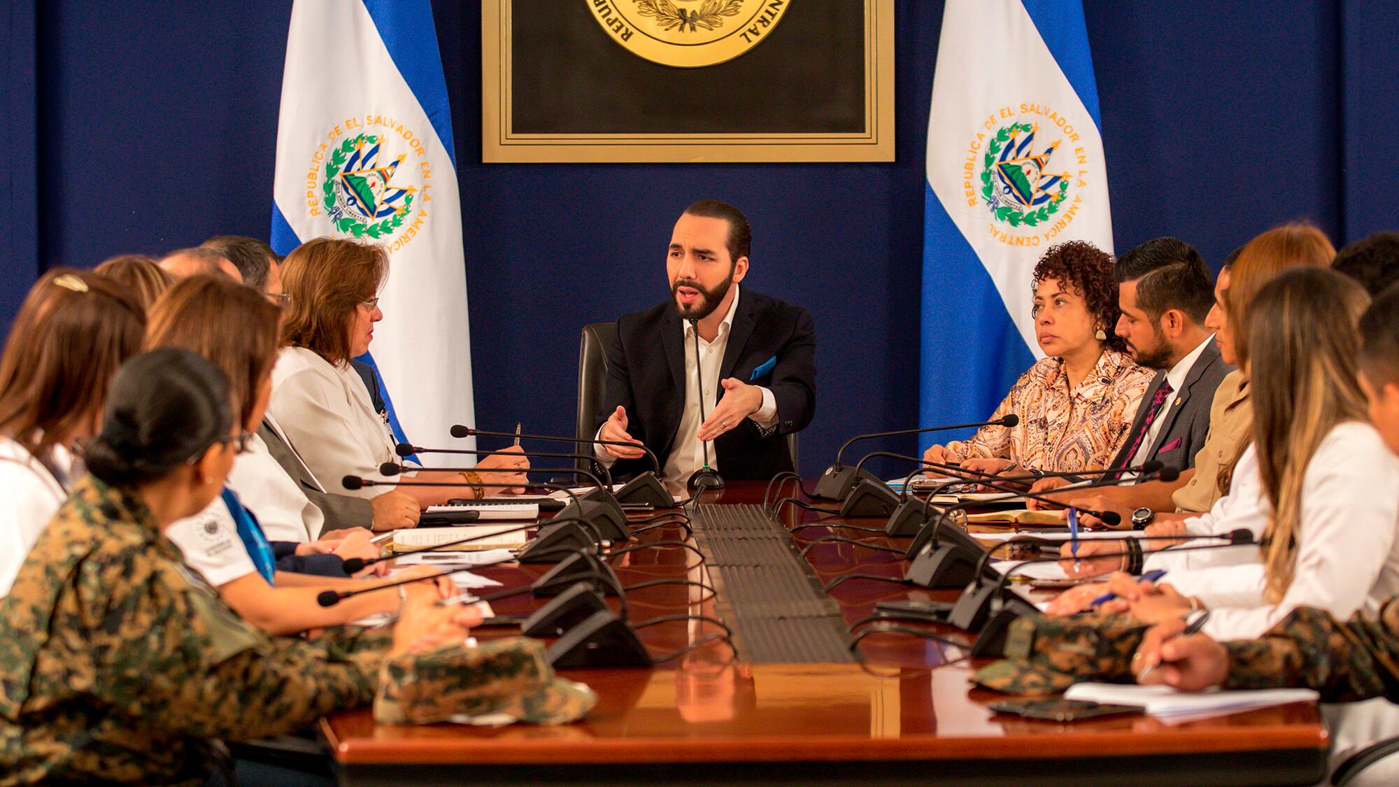 Nayib Bukele 
Presidencia de la República de El Salvador.