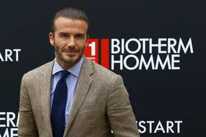 4. El exfutbolista británico David Beckham tiene la forma de cara más perfecta.