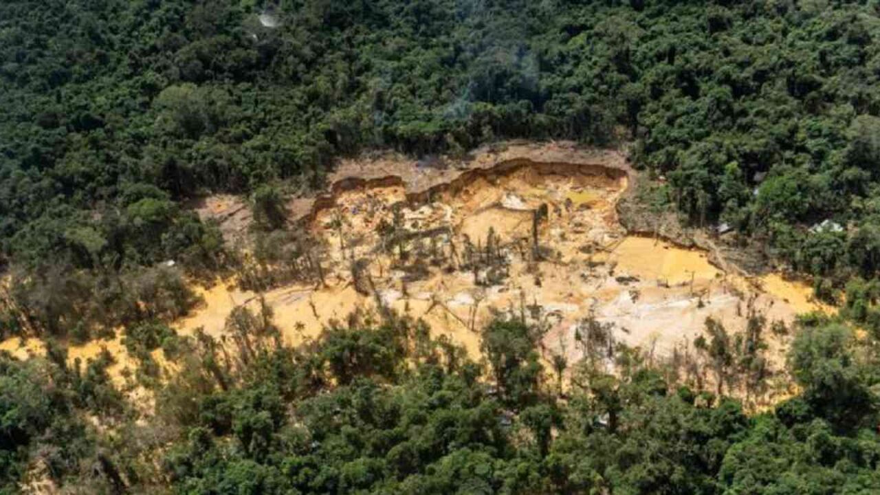 La minería ilegal es una de los principales motores de deforestación en la Amazonia de Colombia. Foto: Mongabay Latam - Colombia hoy.