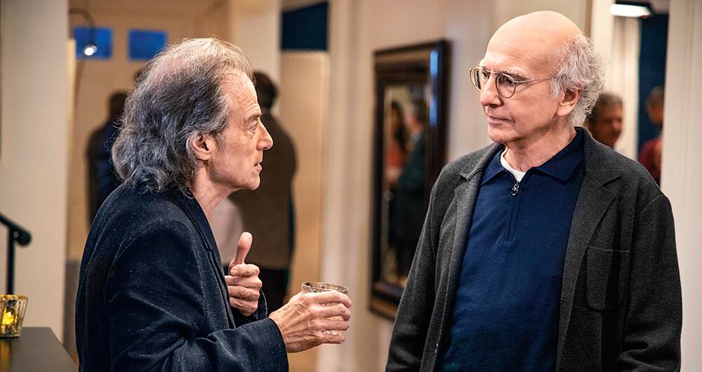 Richard Lewis, (d.e.p.) y Larry David interactúan por última vez en pantalla y en la vida, en el marco de esta brillante comedia que llega a su fin.
