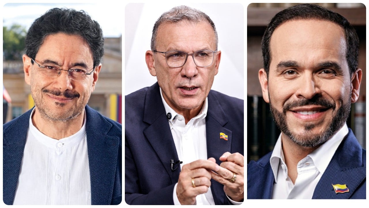Iván Cepeda, Roy Barreras y Abelardo de la Espriella.