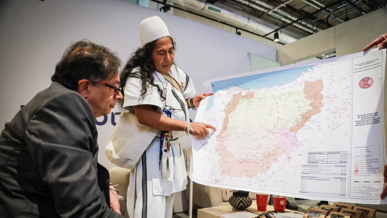 Presidente Gustavo Petro y Danilo Villafañe