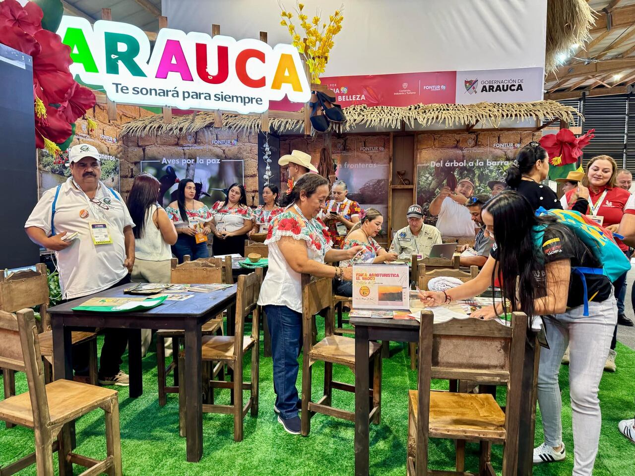 Stand del Departamento de Arauca en ANATO 2025.
