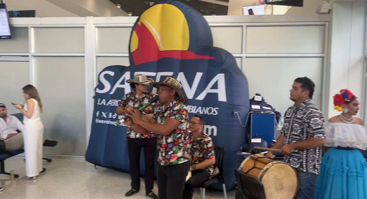 Inauguración nueva ruta de Satena: Montería- Panamá.