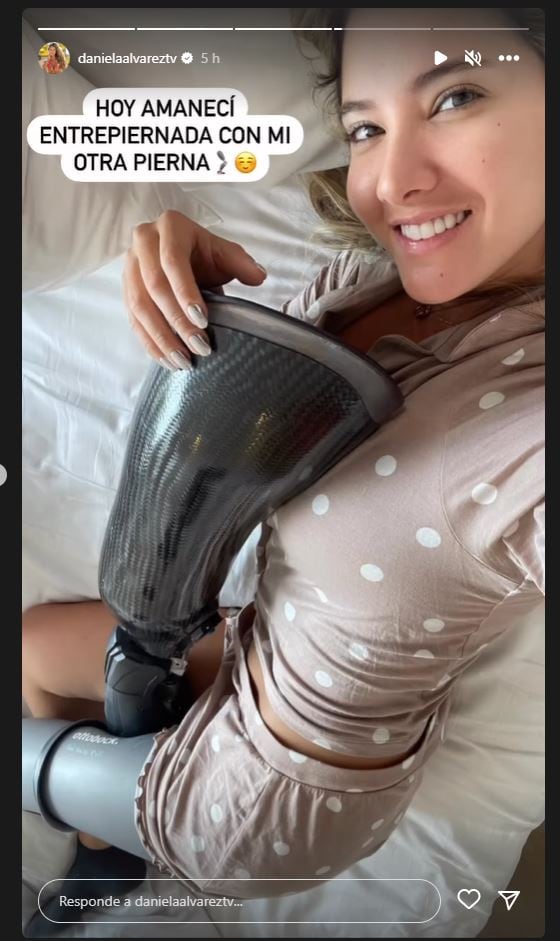 Daniella Álvarez subió una emotiva foto a sus historias