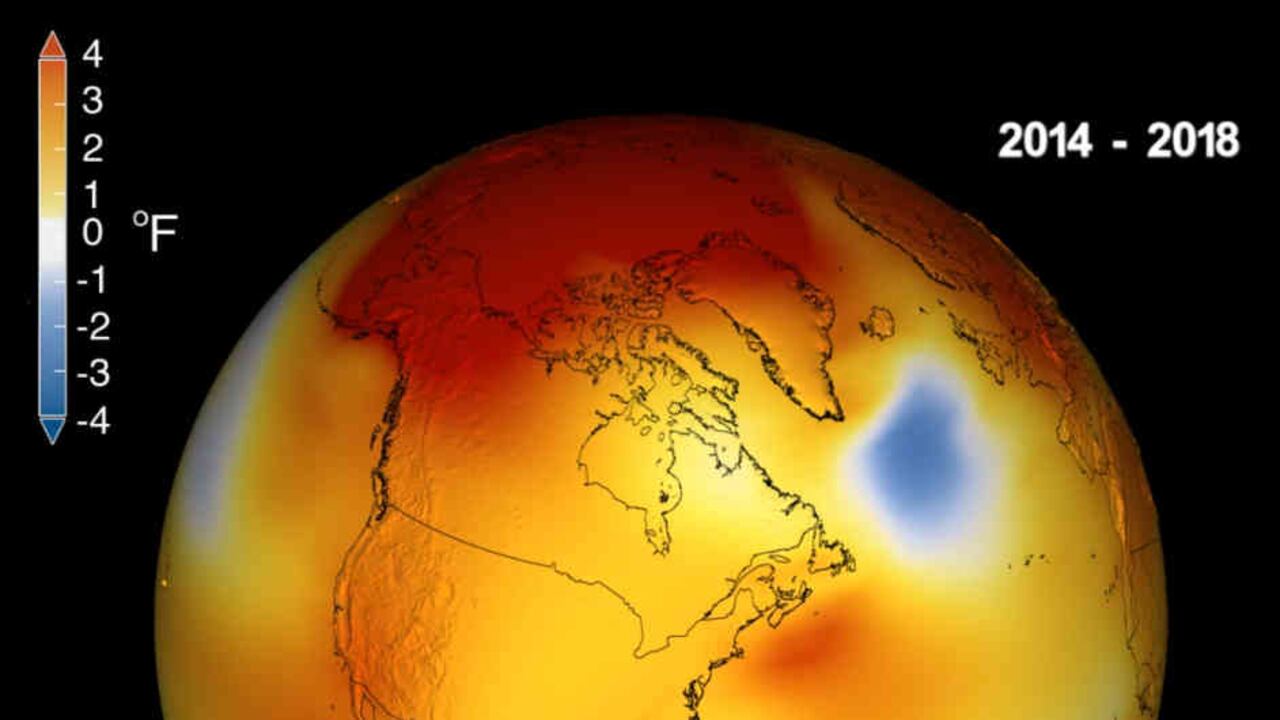 Calentamiento global. Foto: NASA.