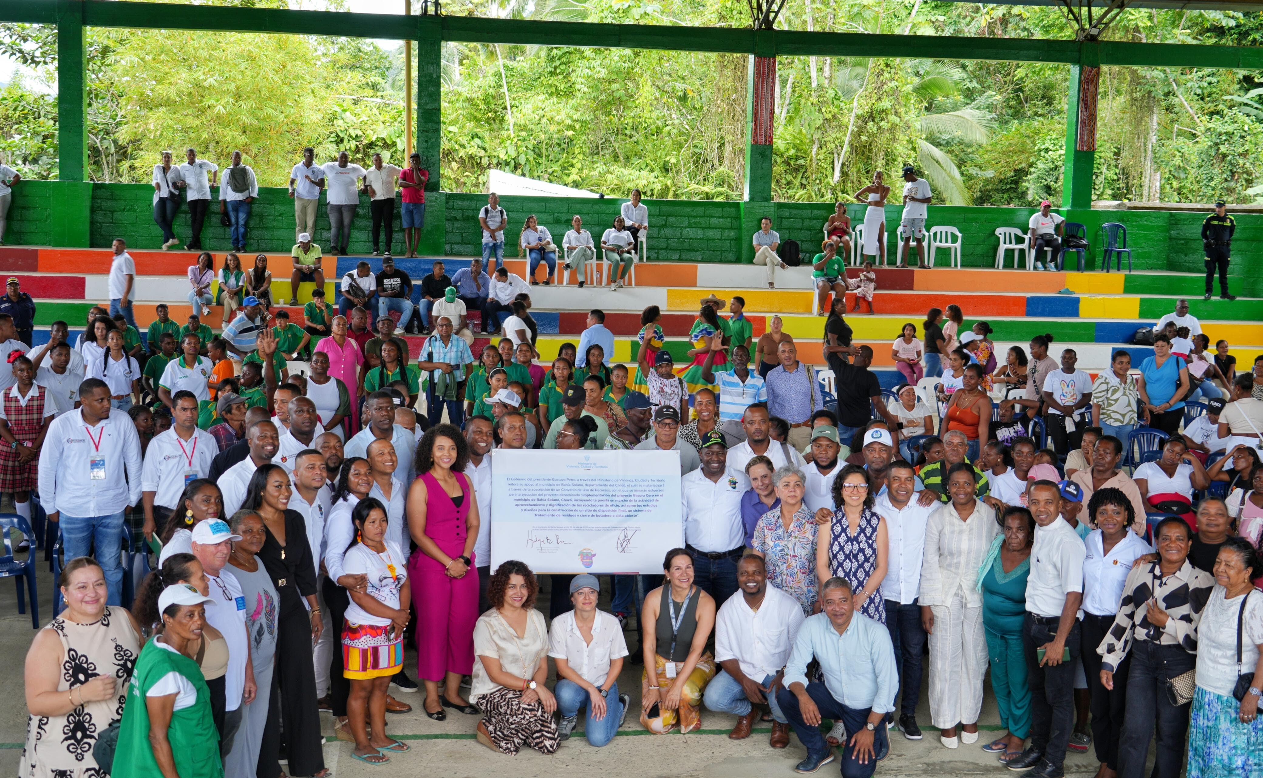 Gobierno lanza proyecto Basura Cero en Bahía Solano con inversión de $6.152 millones