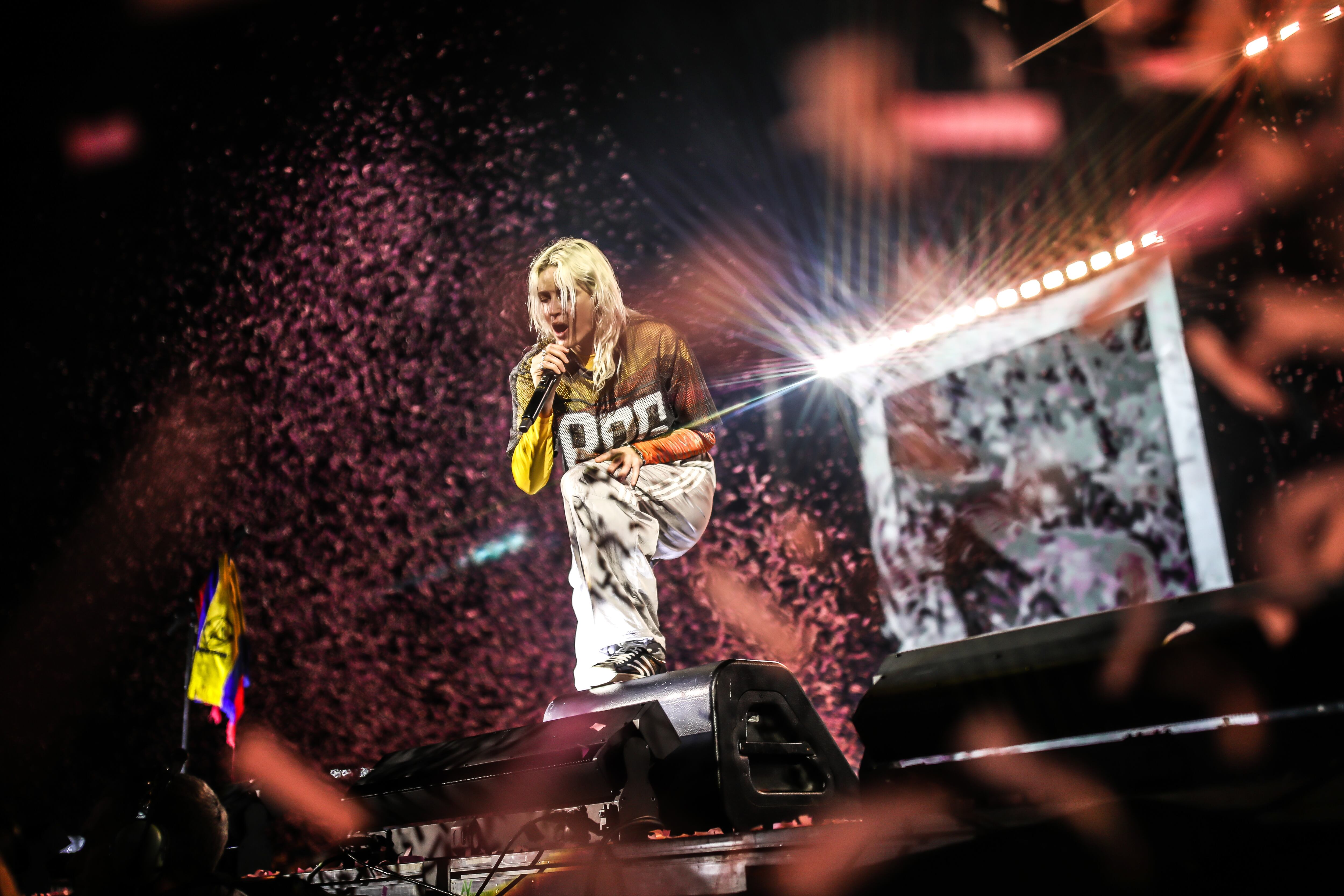 Linkin Park en el Vive Claro de Bogotá, el 25 de octubre de 2025.