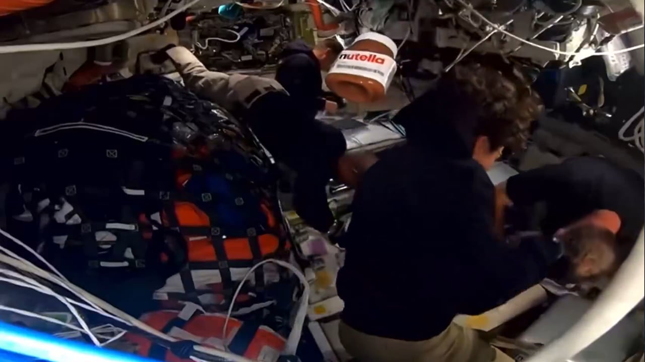 Nutella en la Luna: e detalle viral en la cápsula Orion tras el regreso de Artemis II