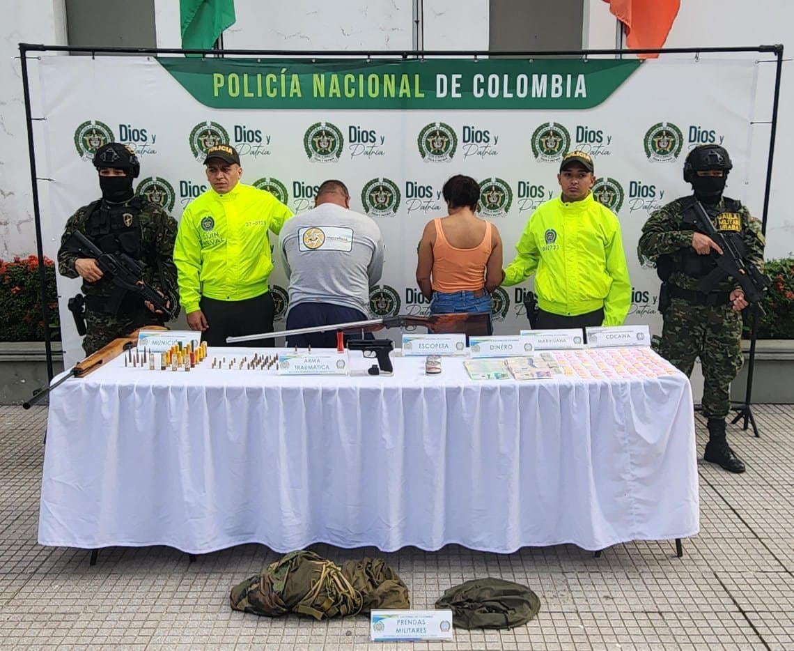 Dos de los capturados por ser presuntamente integrantes del Clan del Golfo.