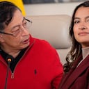 El expresidente Gustavo Petro y Andrea Petro, una de sus hijas