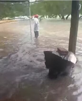 Comunidad denuncia pérdida de cultivos.