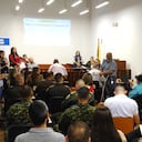 Comité de seguimiento electoral en Santander.