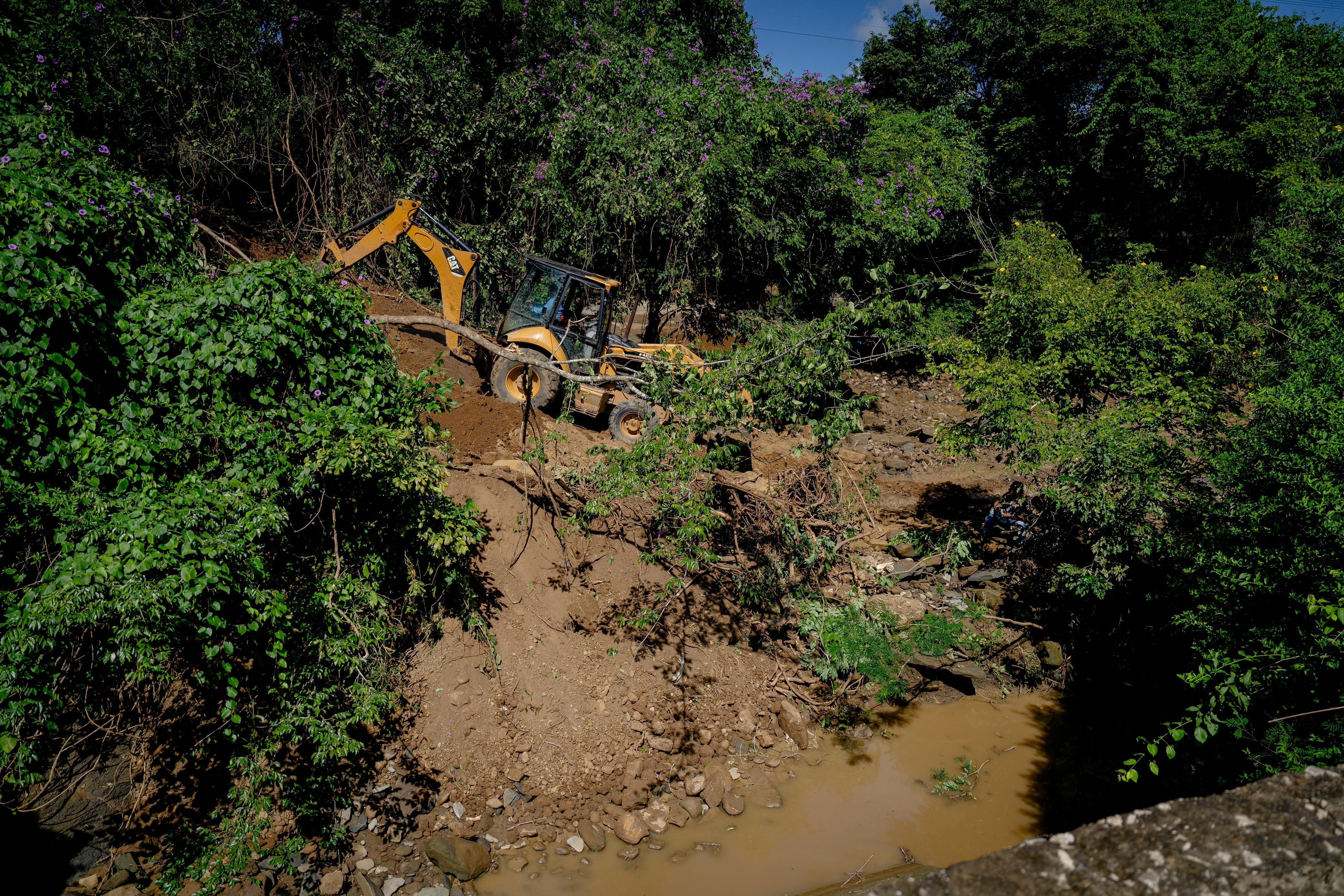 Sitio de la emergencia en Bolívar.