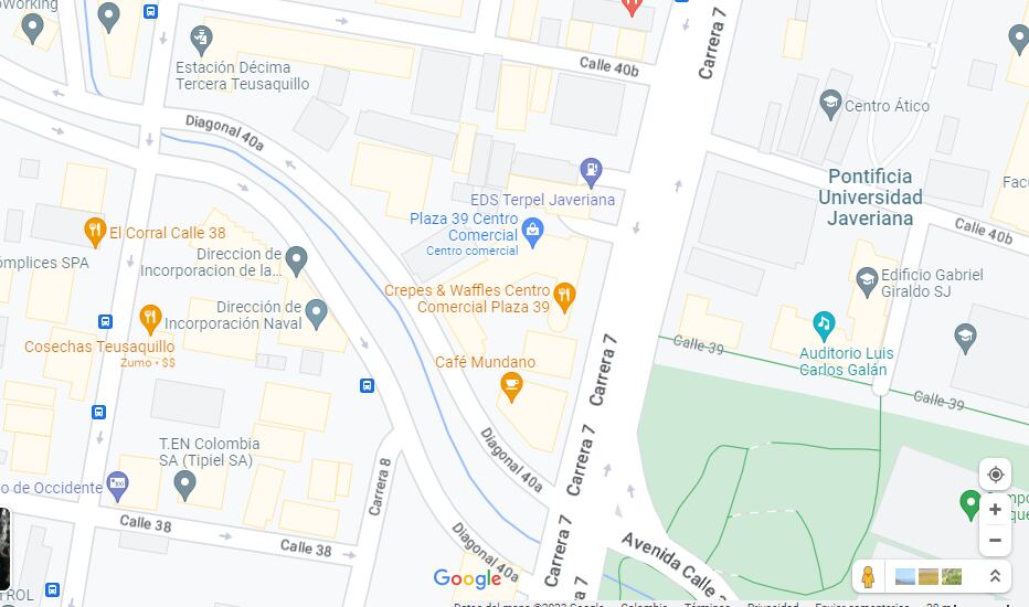 Según narró Josué Rodríguez, los delincuentes lo abordaron cuando caminaba cerca del centro comercial Plaza 39.