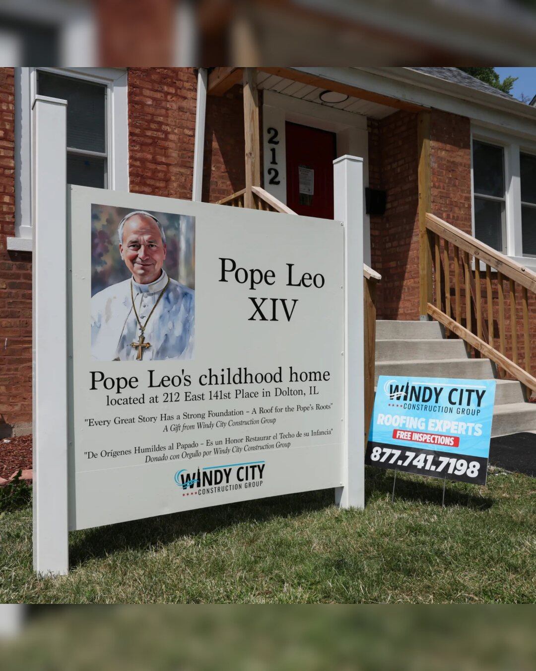 La idea es volver la Casa de infancia del papa León XIV en un atractivo turístico.