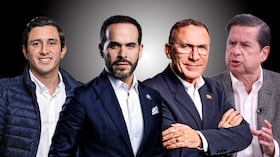Jorge Tovar (hijo de Jorge 40), Abelardo de La Espriella, Roy Barreras y Juan Fernando Cristo