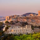 Grecia, Atenas. El Partenón, Teatro de Herodes Ático, El Odeón de Herodes Ático y El Erecteión.