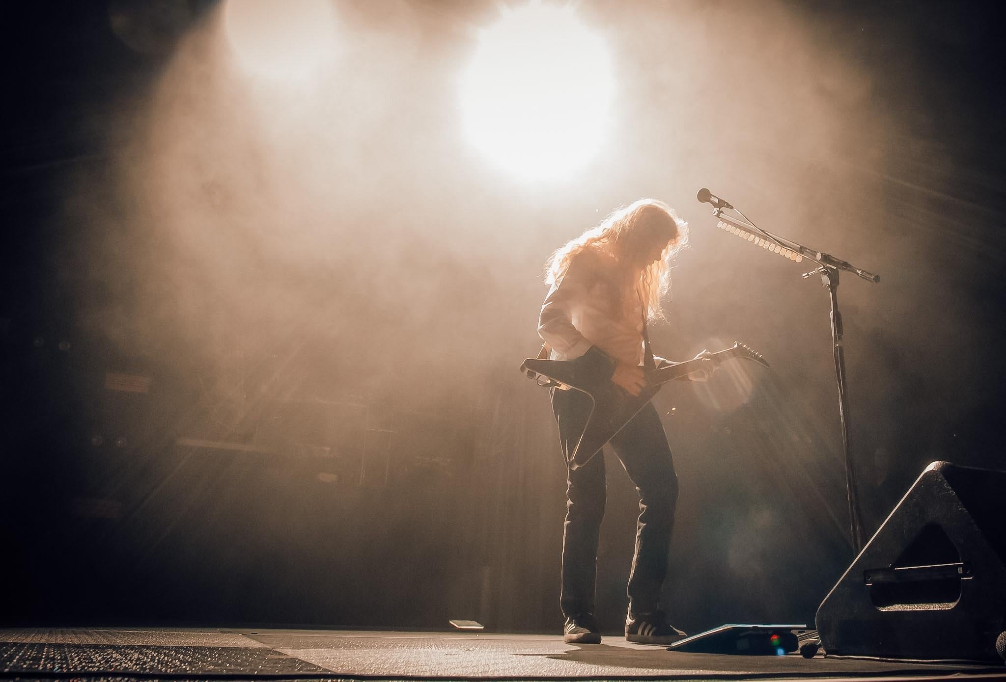 Megadeth, el 26 de abril de 2026, en el Movistar Arena de Bogotá