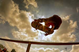 Un poco de deporte extremo a mas de 32 grados de calor.