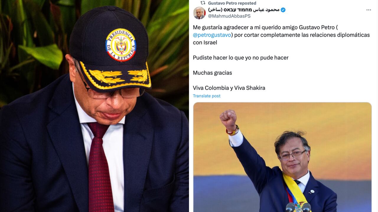 Gustavo Petro comparte publicación de cuenta falsa.