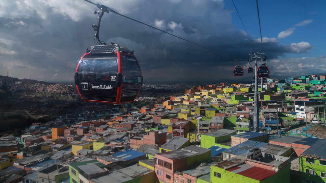 Vista Panorámica de Ciudad Bolívar localidad número 19 de Bogotá.