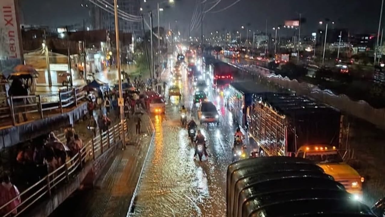 Emergencias por fuertes lluvias e inundaciones en distintos sectores del departamento de Cundinamarca durante la noche del miércoles 28 de octubre