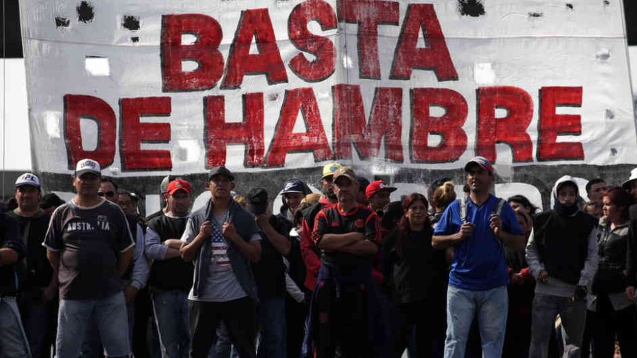 La pobreza se ha disparado en Argentina. Foto: Getty Images/BBC