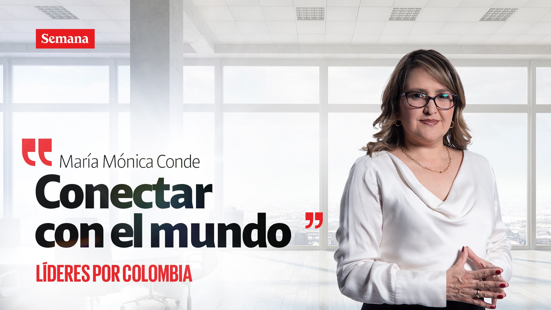 María Mónica Conde Barragán, vicepresidenta de Asuntos Internacionales y Cooperación de la Cámara de Comercio de Bogotá.