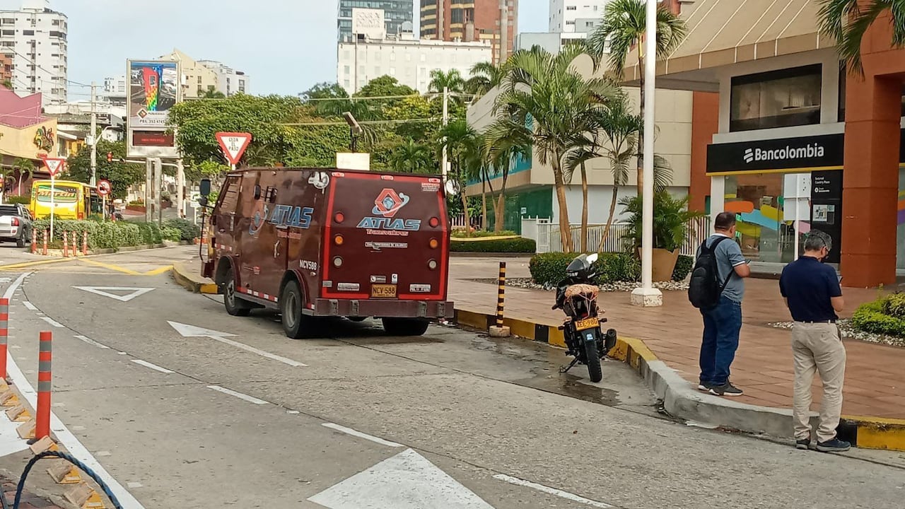 Policía frustró un intento de hurto en el norte de Barranquilla.
