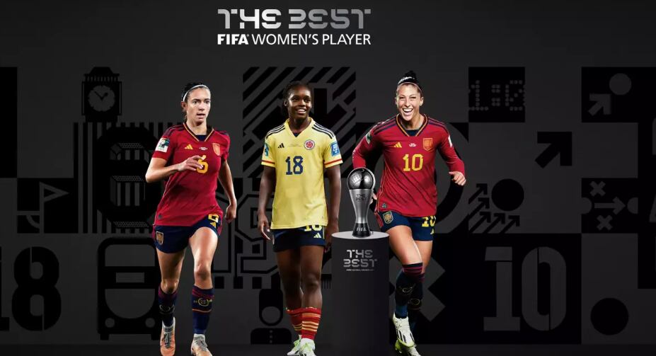 Las finalistas del premio 'The Best' a mejor jugadora del mundo.