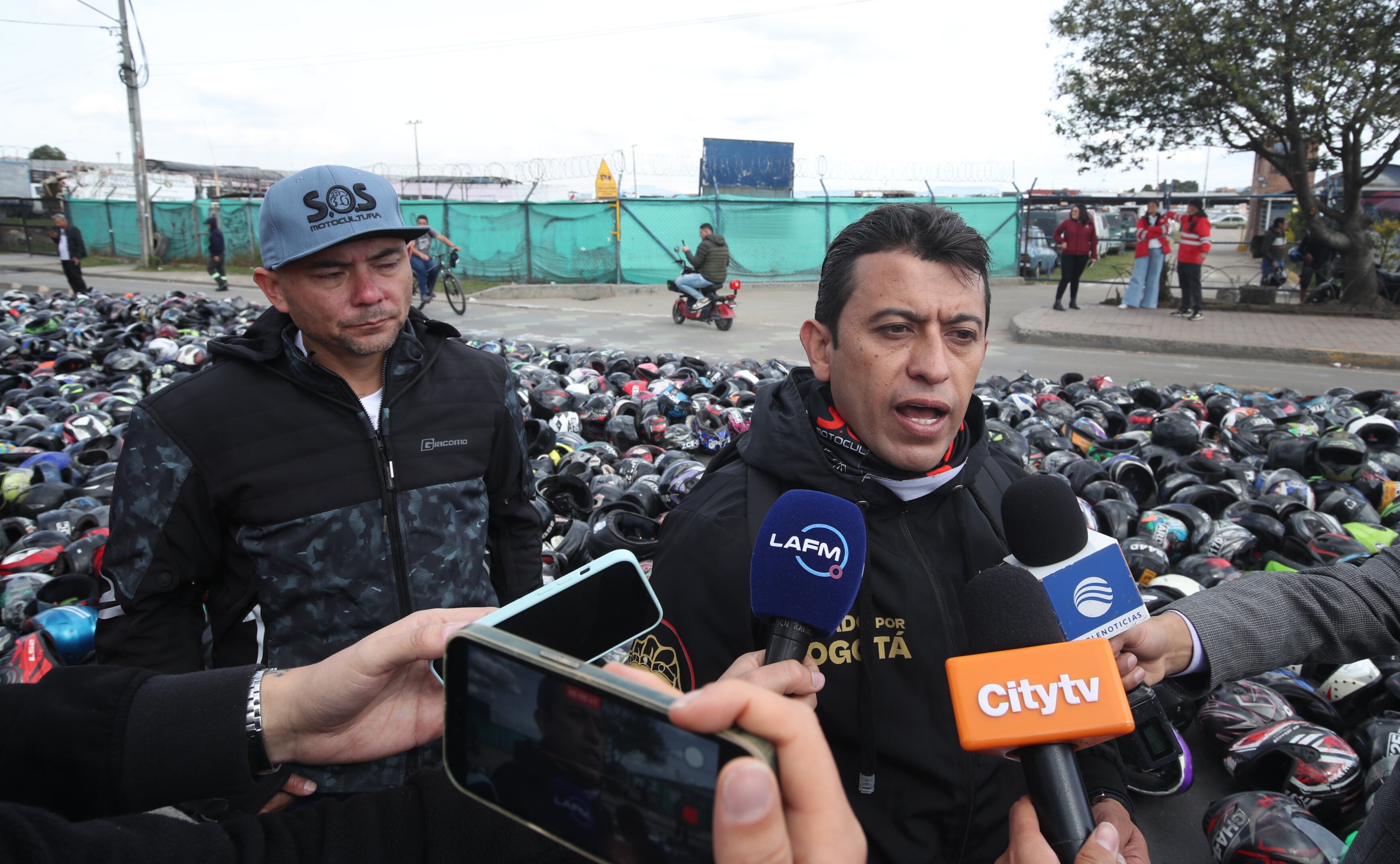 Protestas moteros y transportadores