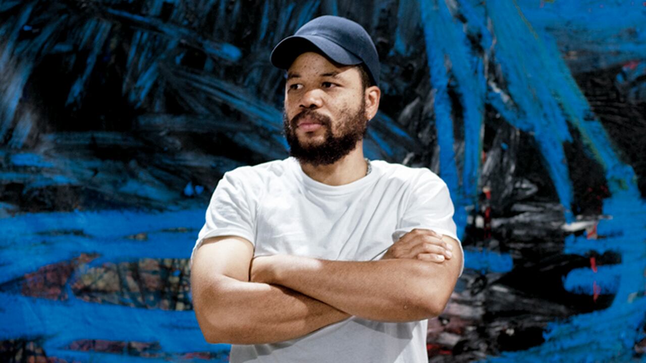 Óscar Murillo vivió en Colombia entre 2020 y 2021 y no oculta lo chocante que le resultaron el racismo y la xenofobia contra venezolanos. Foto: Julián Valderrama, Septiembre de 2020. Cortesía del artista